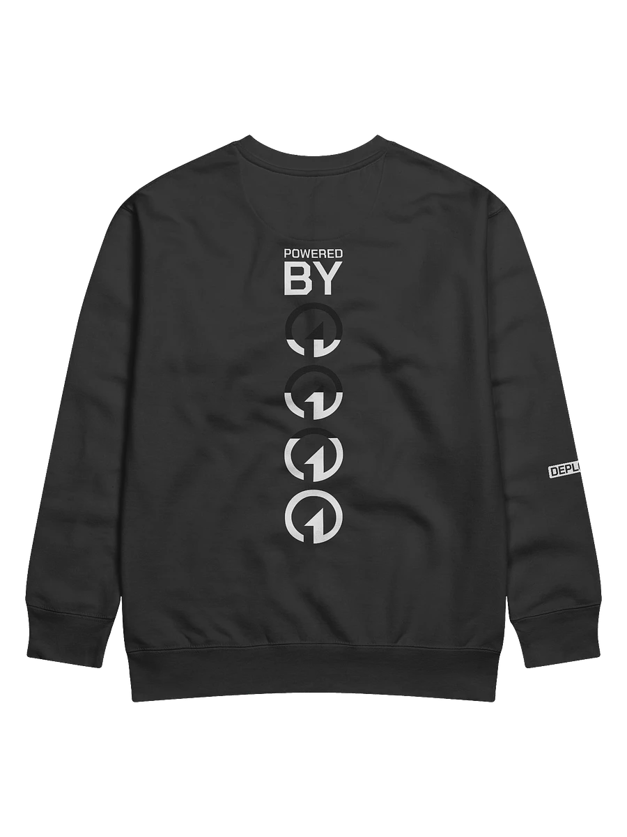 POWERED BY Sweatshirt back